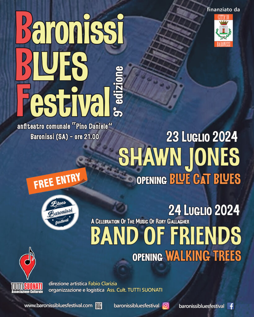 Baronissi Blues Festival 9° edizione: il programma ufficiale